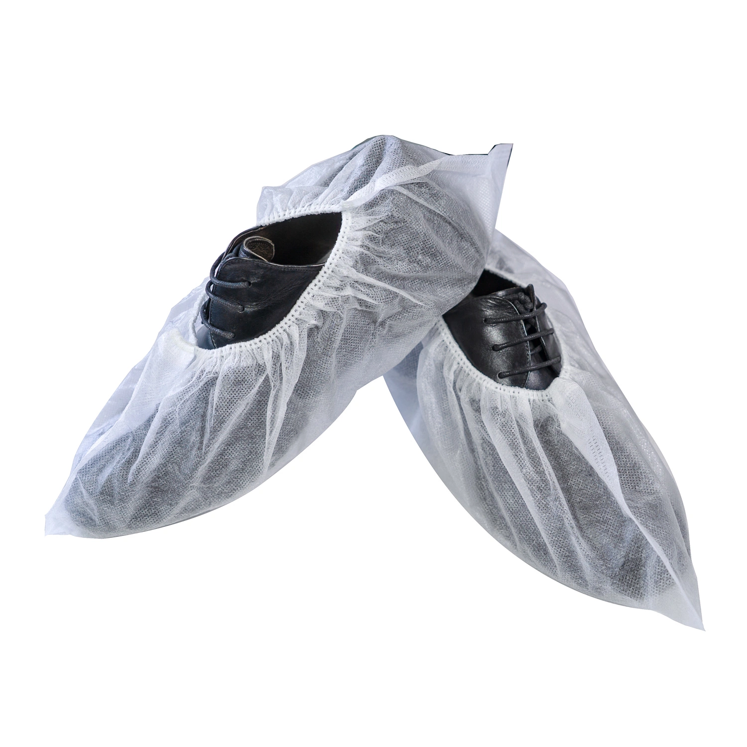 Tejido Non-Woven zapatos desechables cubre la banda elástica transpirable de polvo cubrecalzados