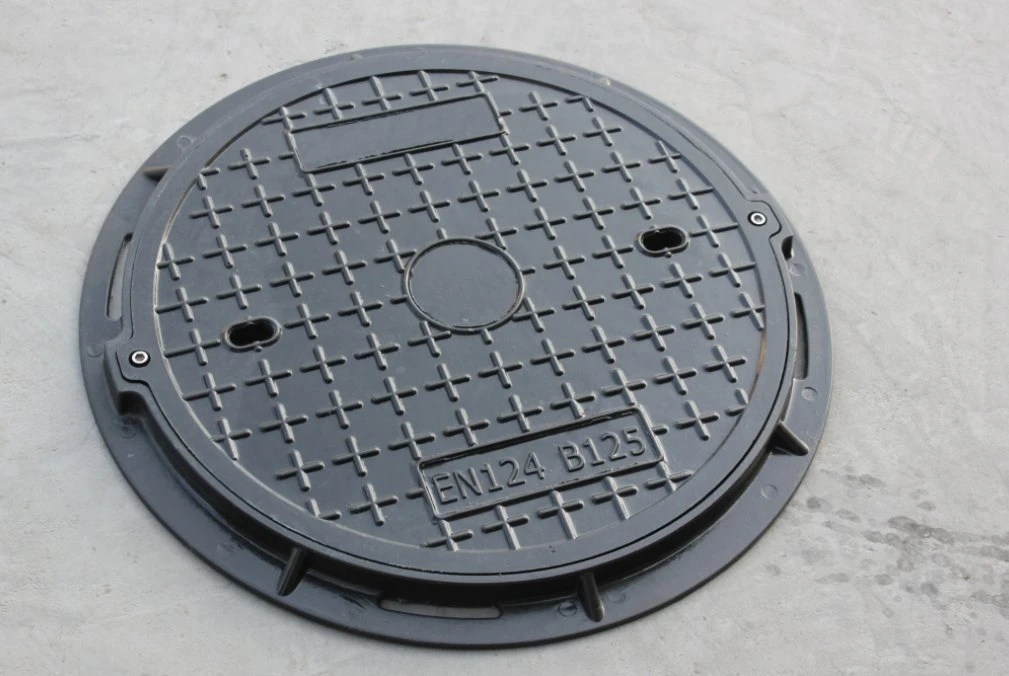 Fibreglass Reinforced Plastic Manhole Cover Composites B125 Round 550mm Sewer Drain Cover