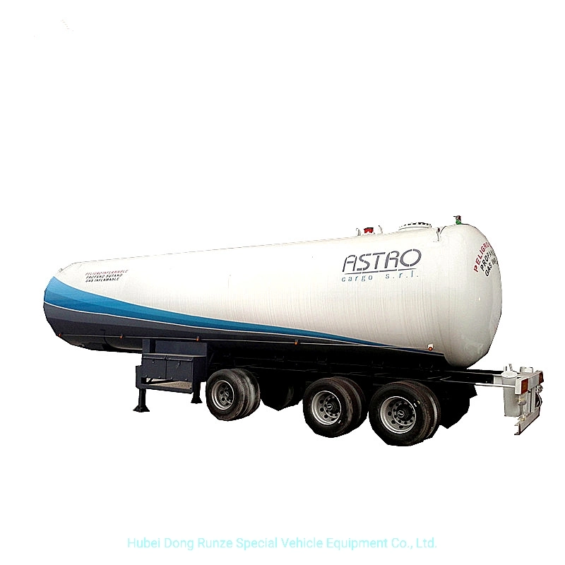 Asme Factory 40000liters 2 Axle LPG/Propane /Dme/ Isobutane Tank Semi Trailer for Sale