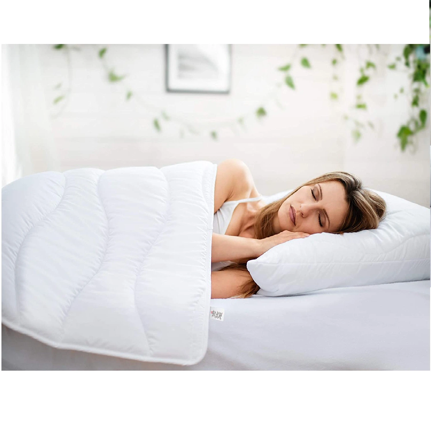 Duvet for Allergy Sufferers White Microfibre Anti-Allergic Summer Ultra Light Quilt