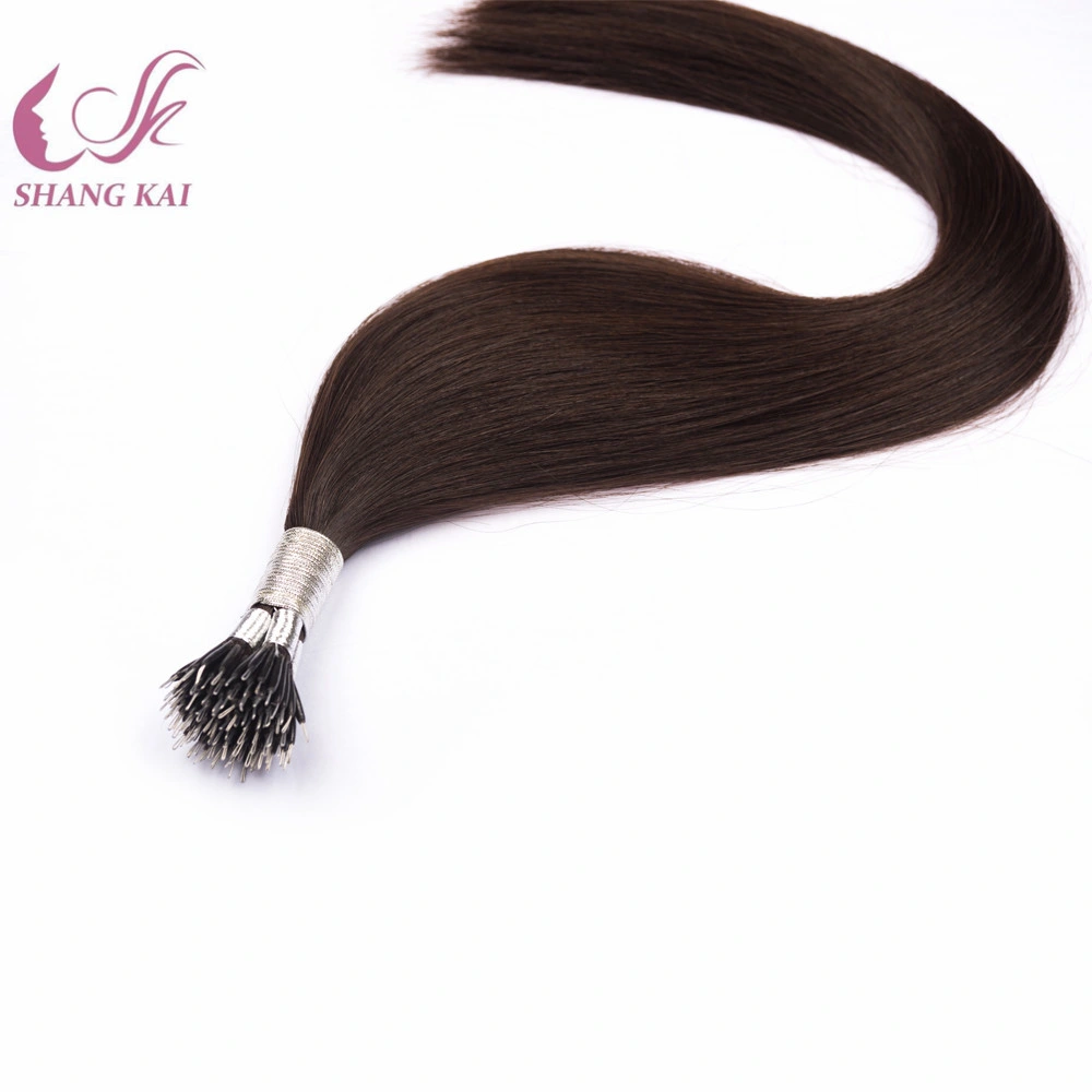 High quality/High cost performance Double Drawn Nano Tip Hair Extension Human Hair Russian/Mongolian Hair