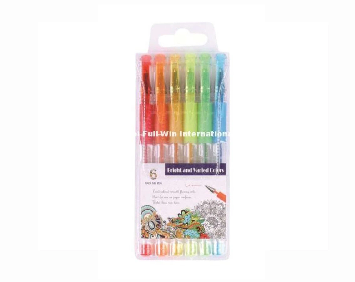 Popular PVC Bag Gel Pens Creative Colorings Special for Office and School, Gift Promotional Gel Pens