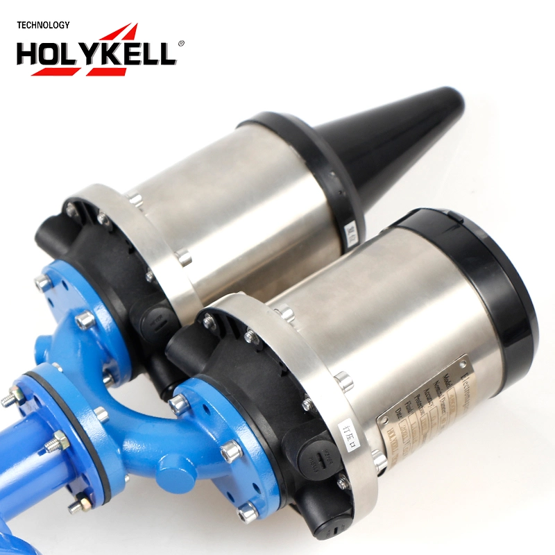 Holykell Wireless Water Electronic Battery Powered Electromagnetic Flow Meter