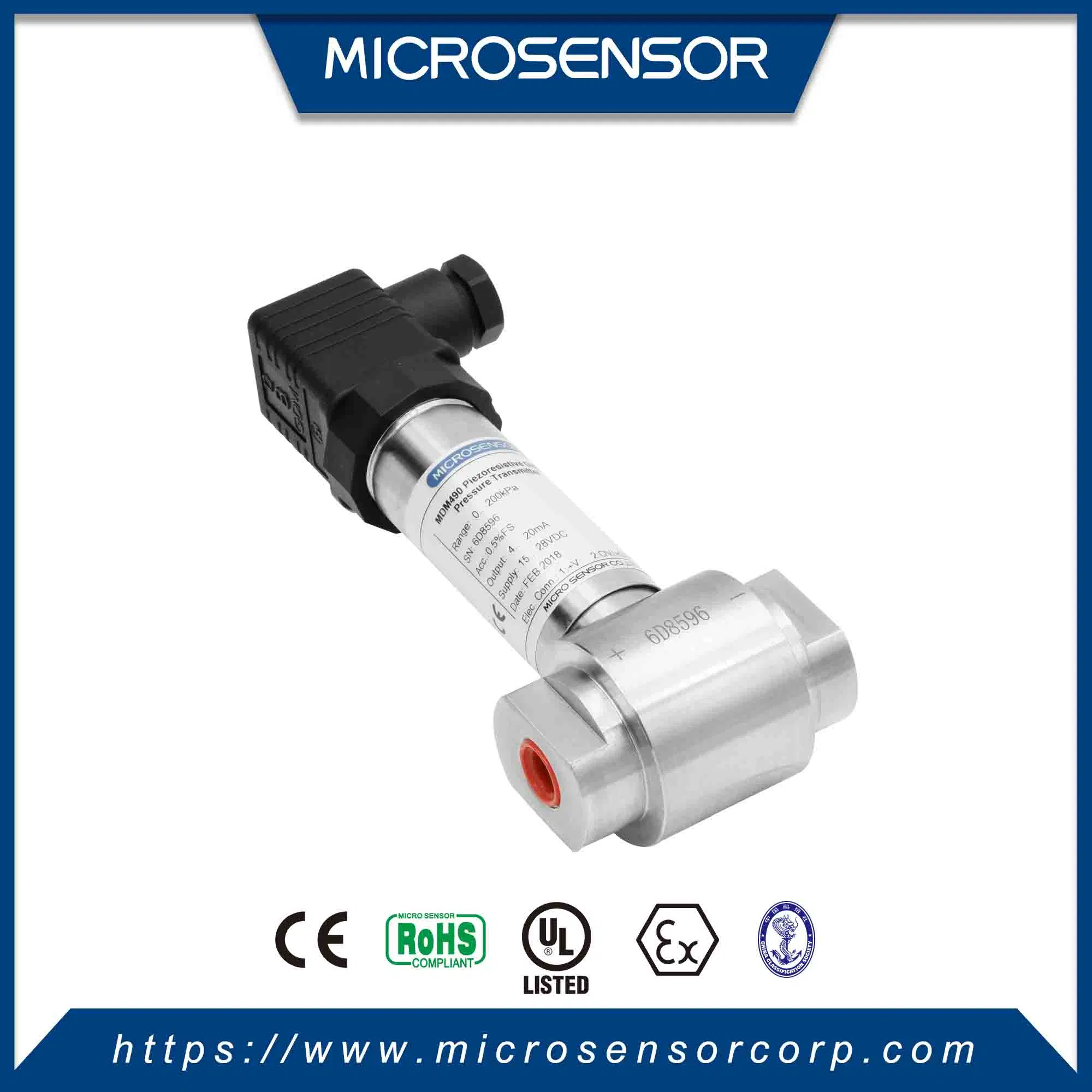 Microsensor MDM490 Transmisor de presión diferencial de rango bajo para Petróleo químico Industria