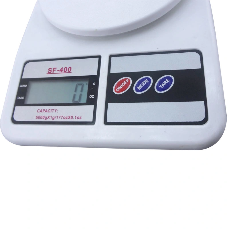 11lb 5kg Digital LCD Kitchen Food Scale with Round Platform