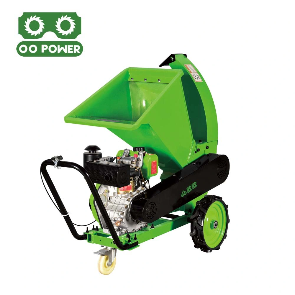 Tree Wood Shredder Chipper Wood Crusher Machine Gasoline Engine Garden Branch Shredder