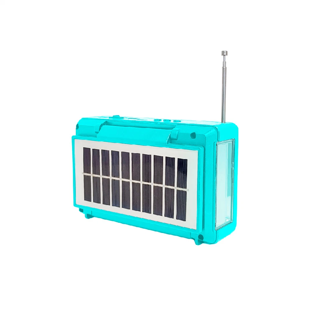Charge with Ease: Solar Am/FM Radio with Built-in Bluetooth Speaker and MP3 Player