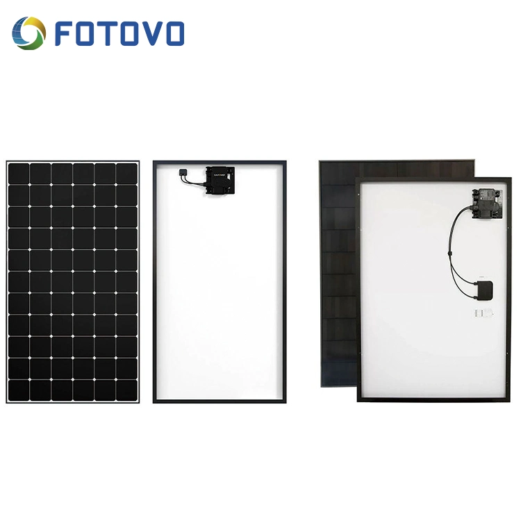 Fotovo MPPT AC Module 400 Watts Mono Photovoltaic Solar Panels Energy with Hoymilles Microinverter 400W Mini Solar System Home Use PV Products