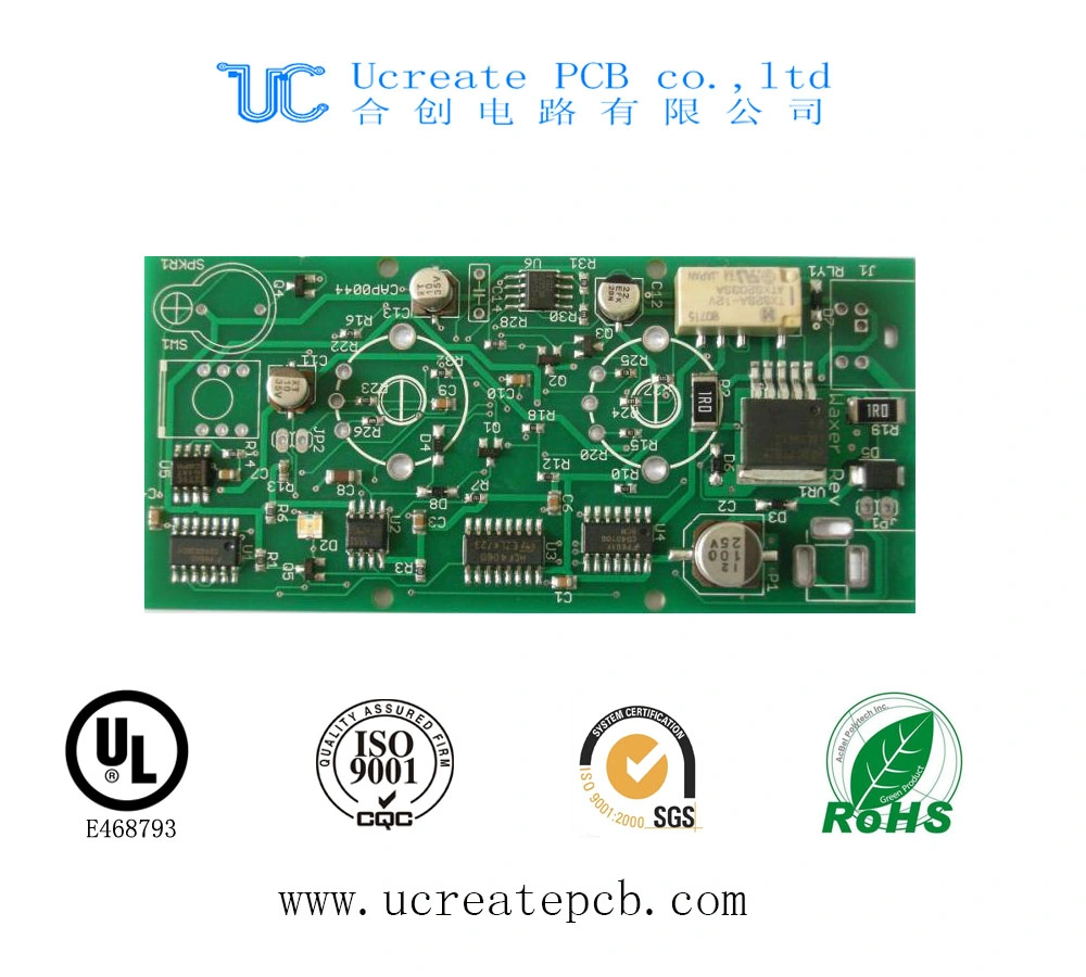 PCB electrónico PCBA placa de grosso Metal Copper PCB de dupla face Placa de circuito do visor digital