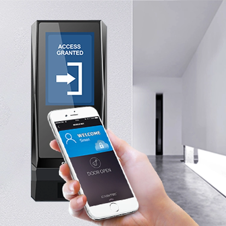 TCP/IP Web Based RFID NFC Qr Code Virtual Credential Remote Control APP for Visitor Door Access Control System Management