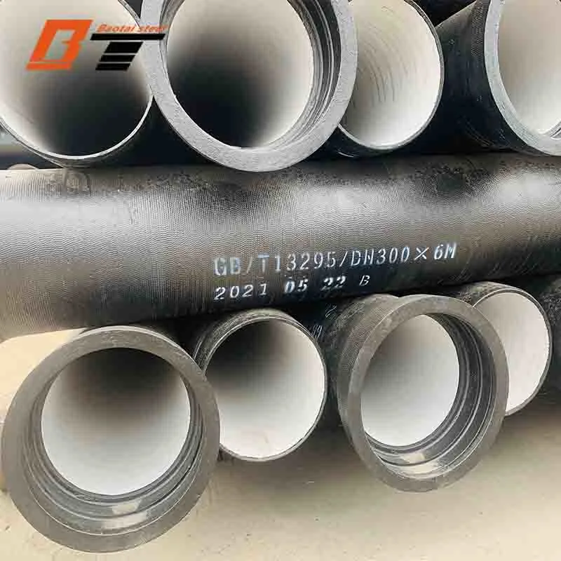 Ductile Iron Pipe, Urban Water Supply Pipe, Municipal Pipe, Outer Diameter 300mm Pipes Drinking Water Pipeline