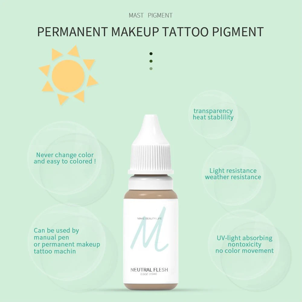 Mast Permanent Make-Up Tattoo Tinte Augenbraue Lippe Großhandel/Lieferantspreis