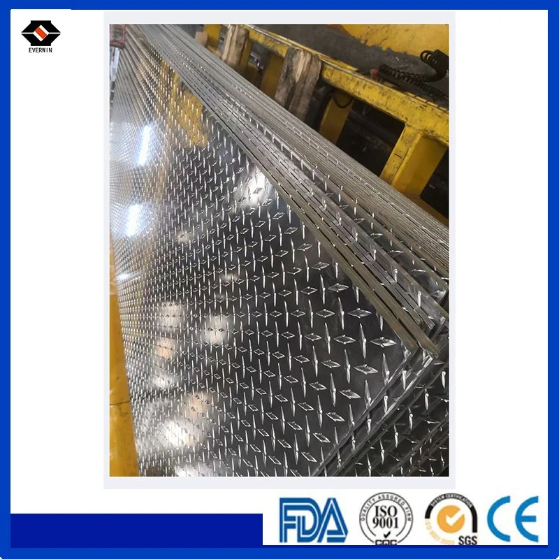 Embossed Checkered Aluminum Bar Sheet 5754