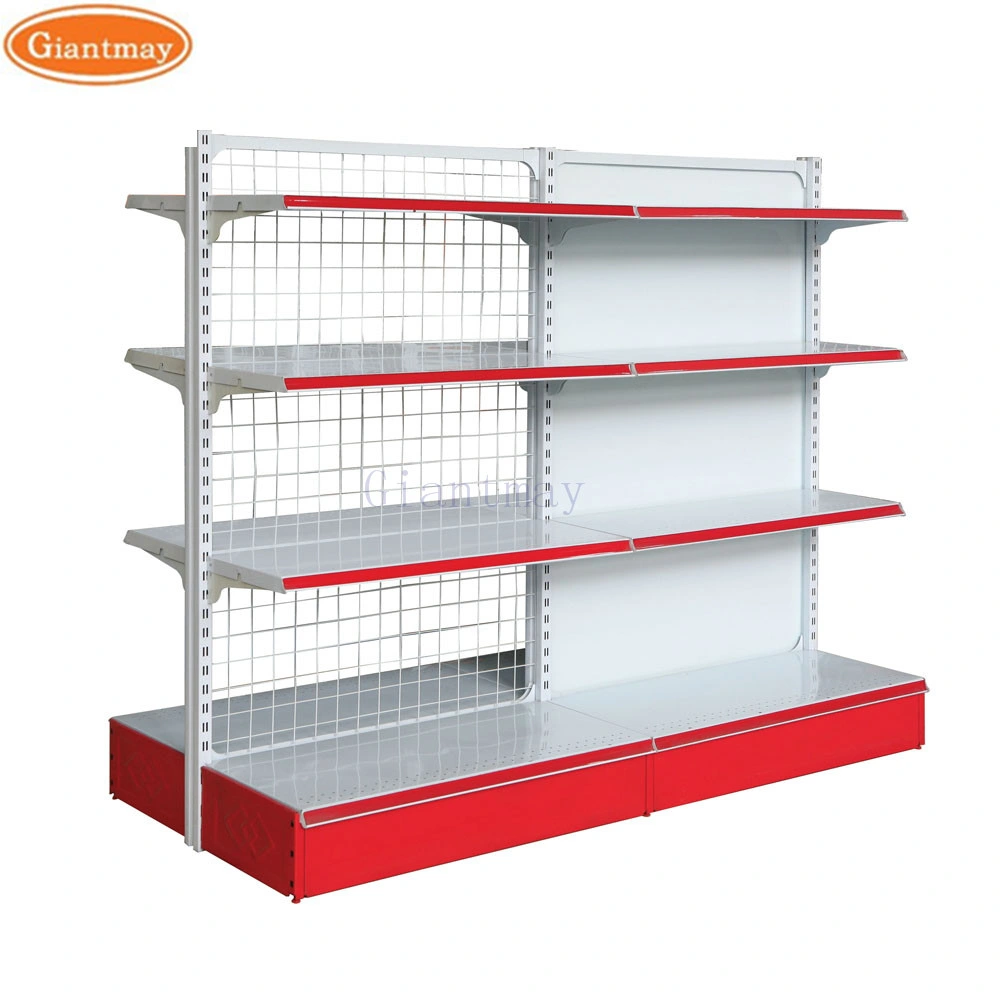 GiantMay Gondola Display para tiendas minoristas General Store Rack Supermarket Shelves Para la venta