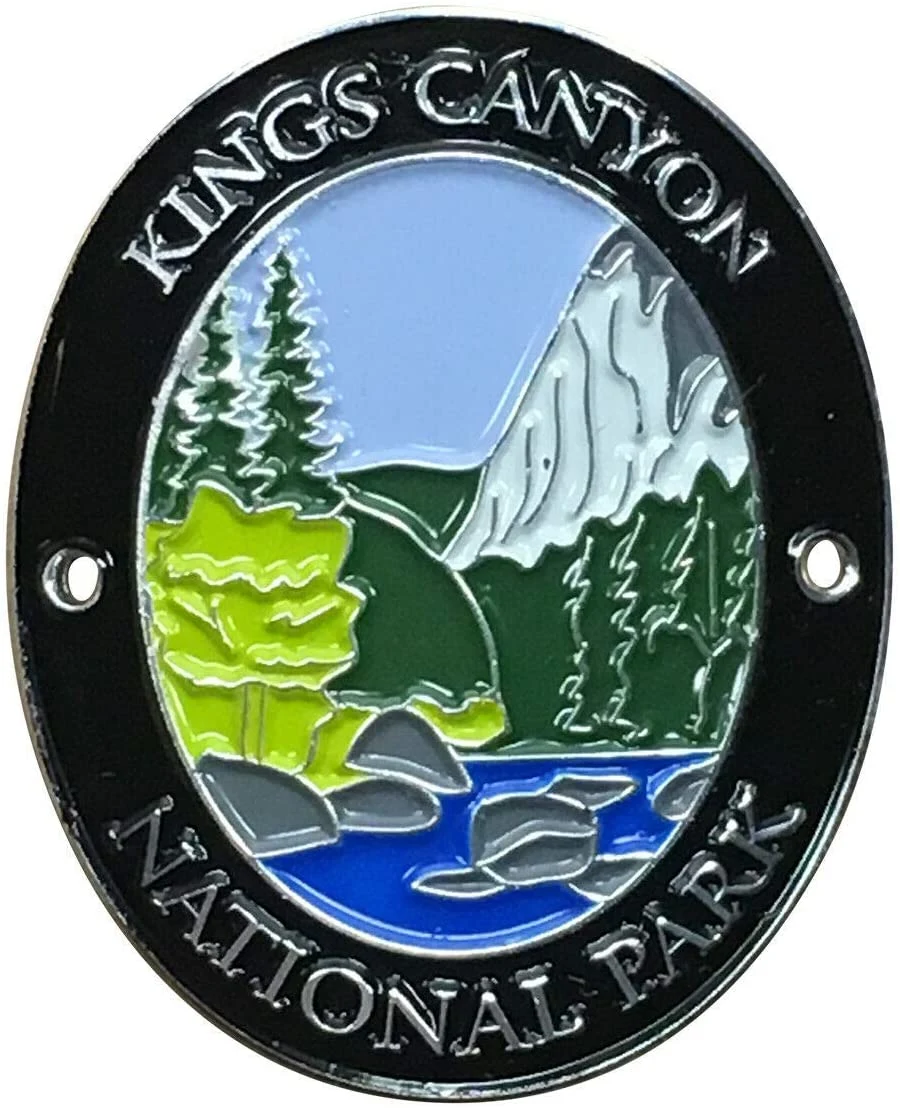 Custom Soft Enamel National Park Medallions Crater Lake Wandern Abzeichen Kleben