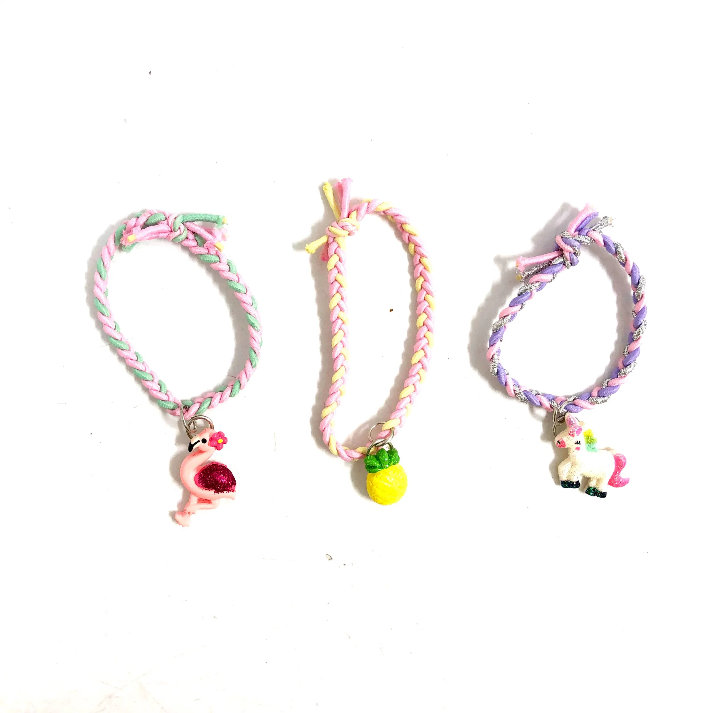 Cartoon Hair Ties Headband Unicorn Pineapple Flamingo Scrunchie Set in Stock