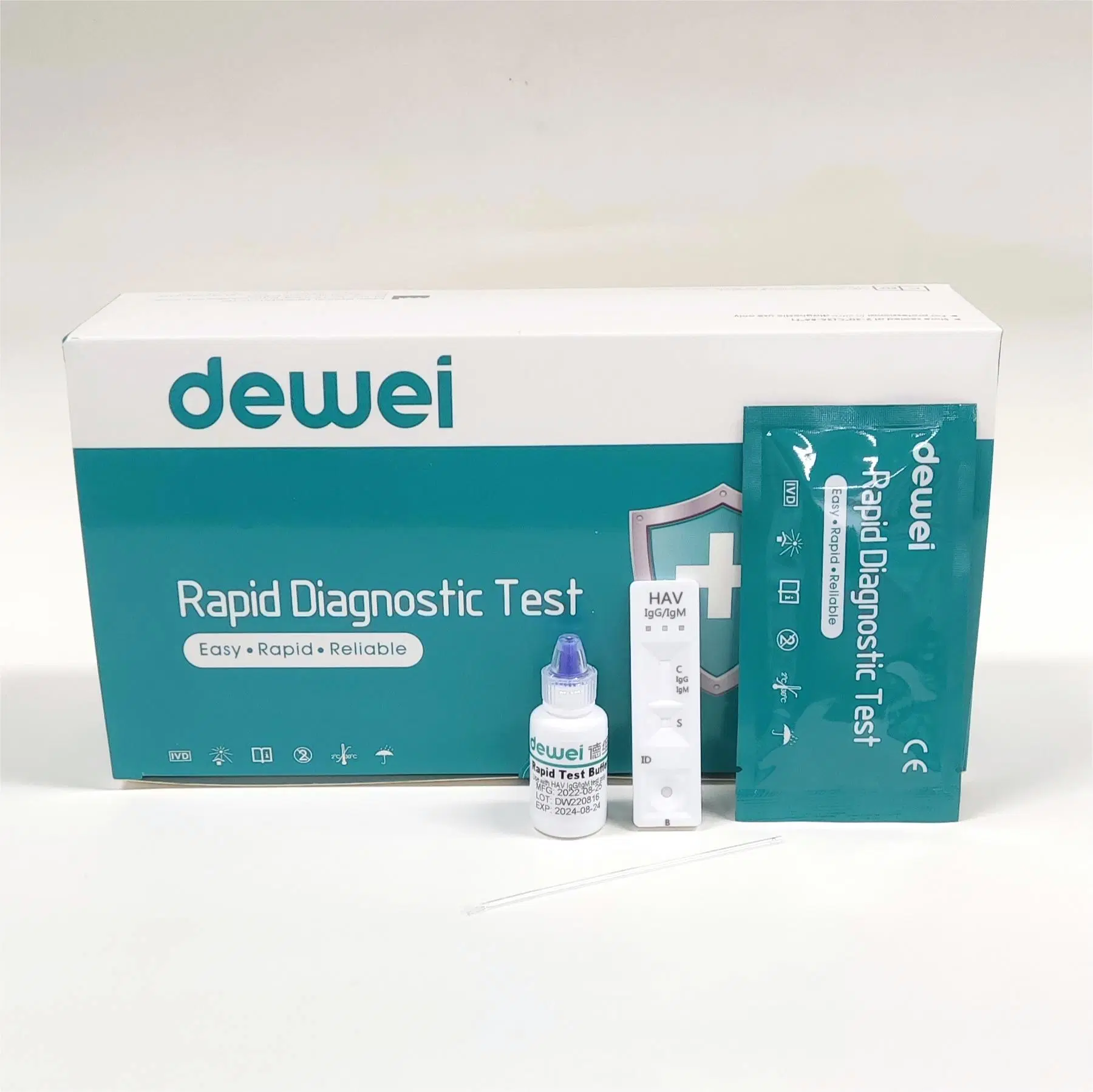 HAV Hepatitis a Virus Igg/Igm Whole Blood Serum Plasma Rapid Test