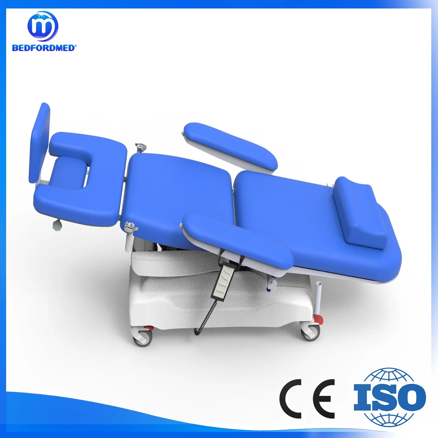 Chaise de dialyse thérapeutique avec système de pesage numérique et revêtement pour RCP ABS Me340