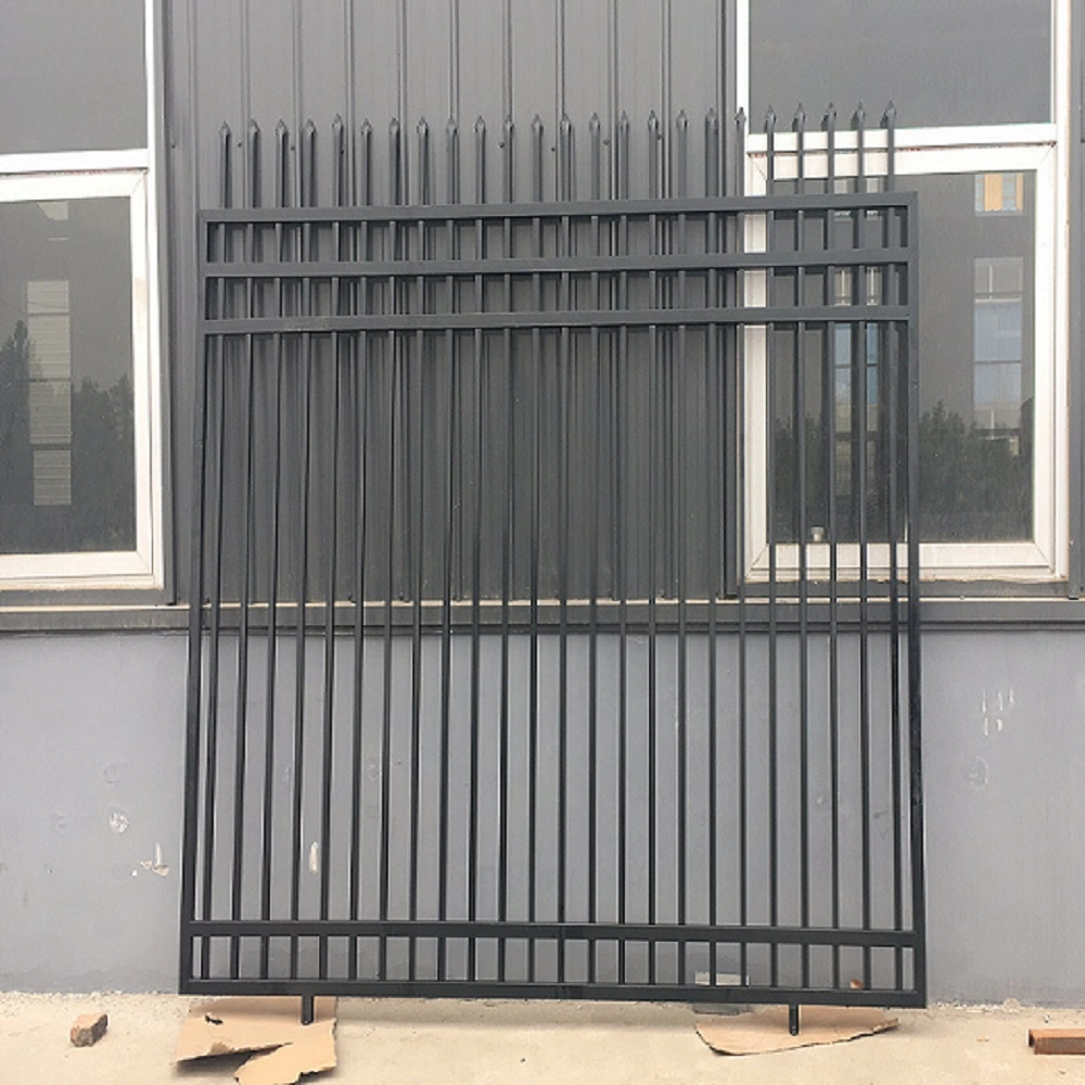La personalización de fundición de aluminio puertas de jardín cercado y de la valla de la puerta de hierro forjado