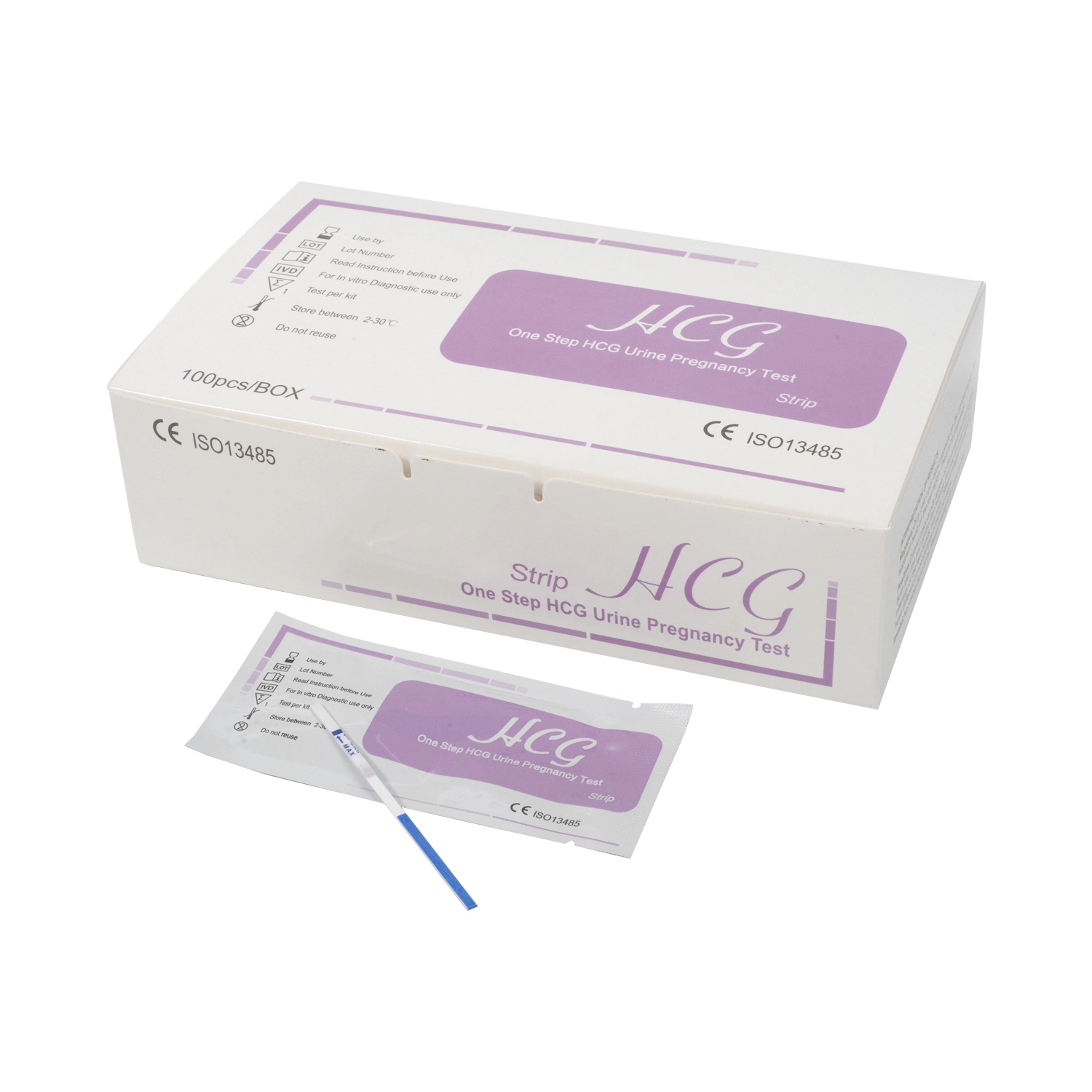 One Step Pregnancy Rapid Test Kits/Mamma Perfect Rapid Test/HCG Pregnancy Test Kit Medical Diagnostic Test Kit Strip (CE)