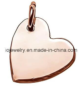 Comercio al por mayor Joyas de plata esterlina 925 I Love You encanto el colgante chapado en oro.