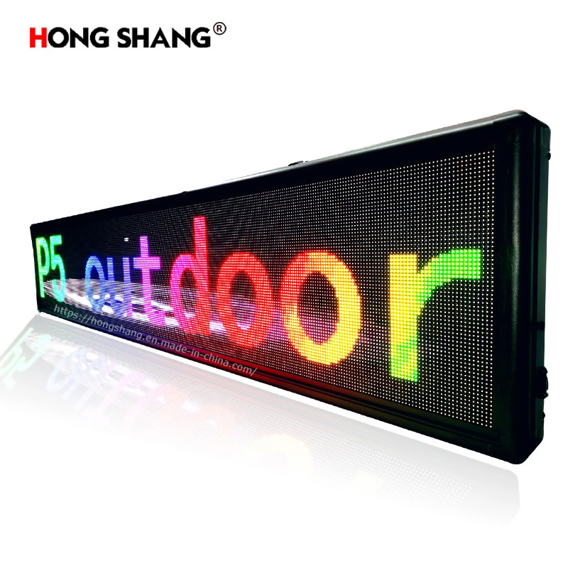 P5 Outdoor Gas Station Price Board LED Signage Rolling Advertising Panel