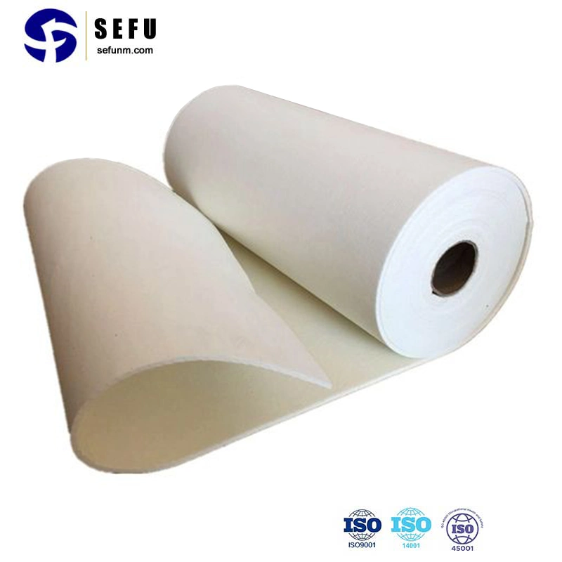 Aluminum Silicate Fiber Heat Thermal Insulation Materials Fire Resistant Roll Fireproof Ceramic Fibre Paper for High-Temperature Furnace Oven Stove