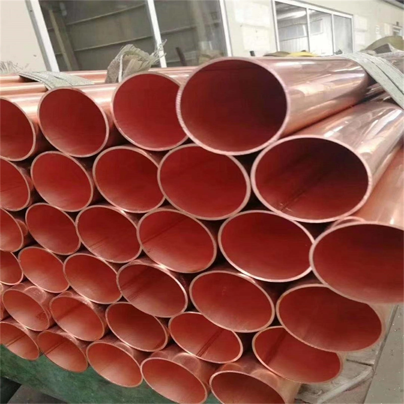 1/4" Copper Fitting 3/8" Brass Tube 1/2" Wholesale Factory Copper Pipe Tube Refrigeration Copper Pipe