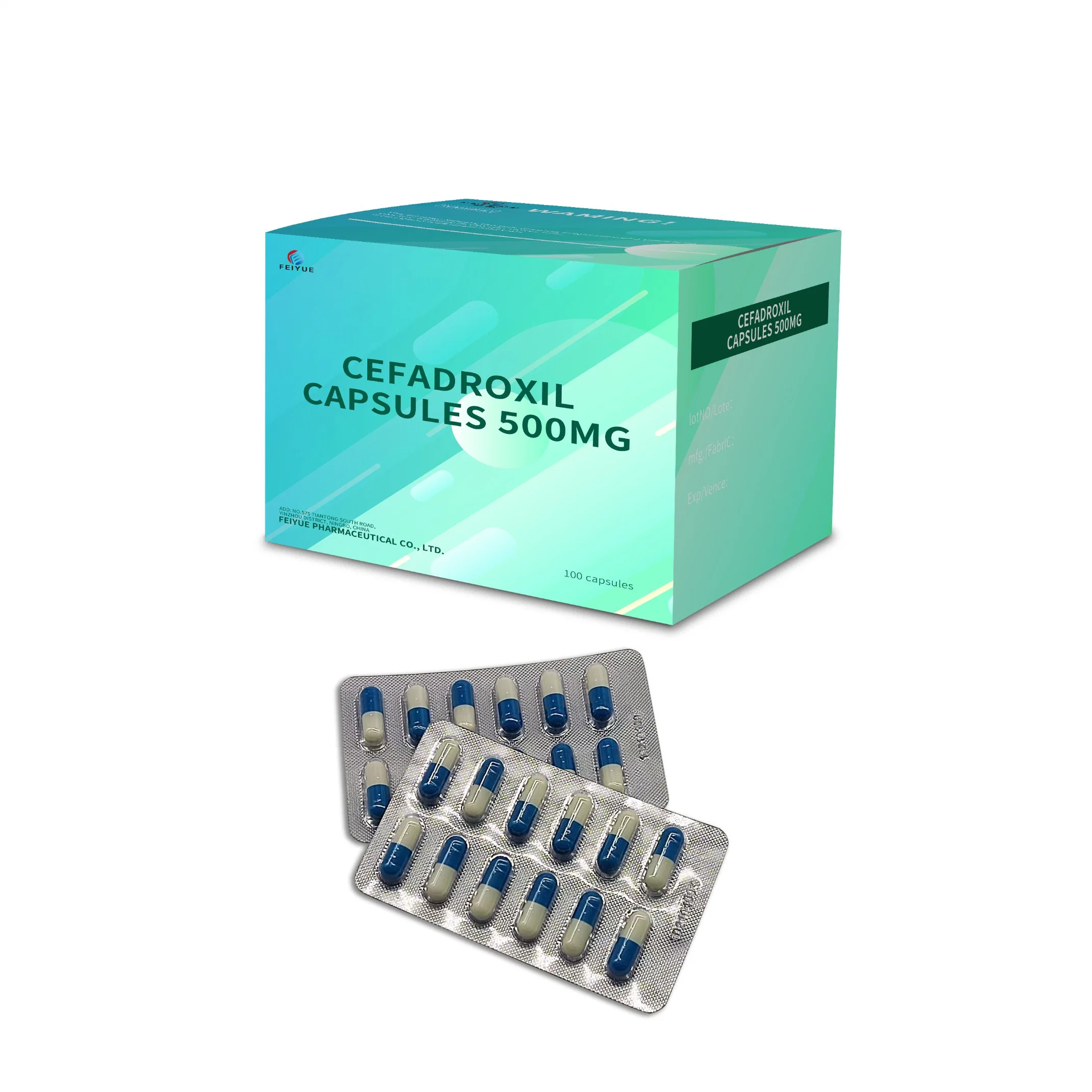 Китай GMP Cefadroxil капсул 250mg