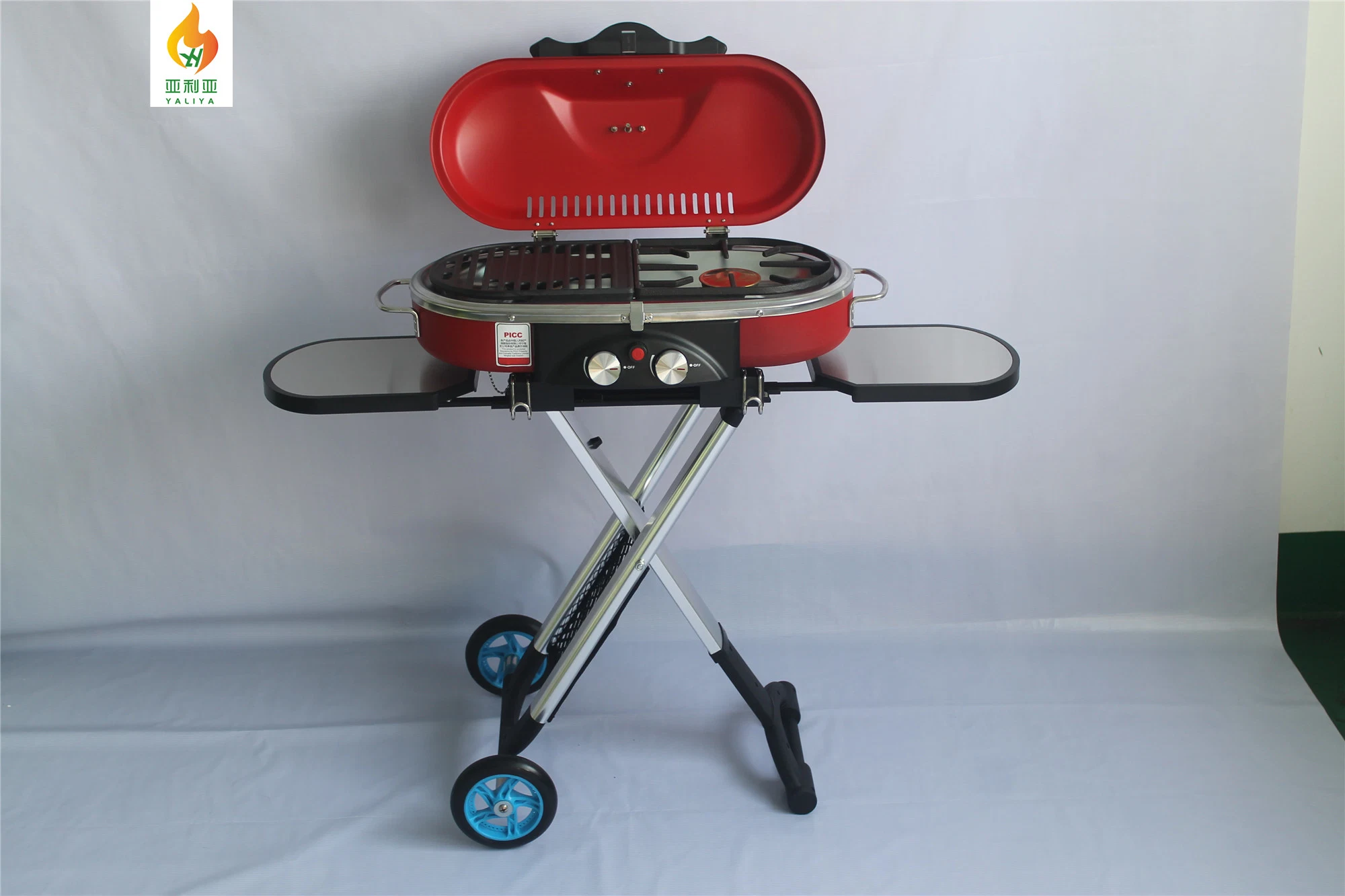 Elegante Barbacoa plegable azul