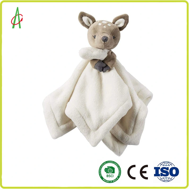 Baby Security Blanket Kids Plush Snuggler for Shower Newborn Soft Child Comforter