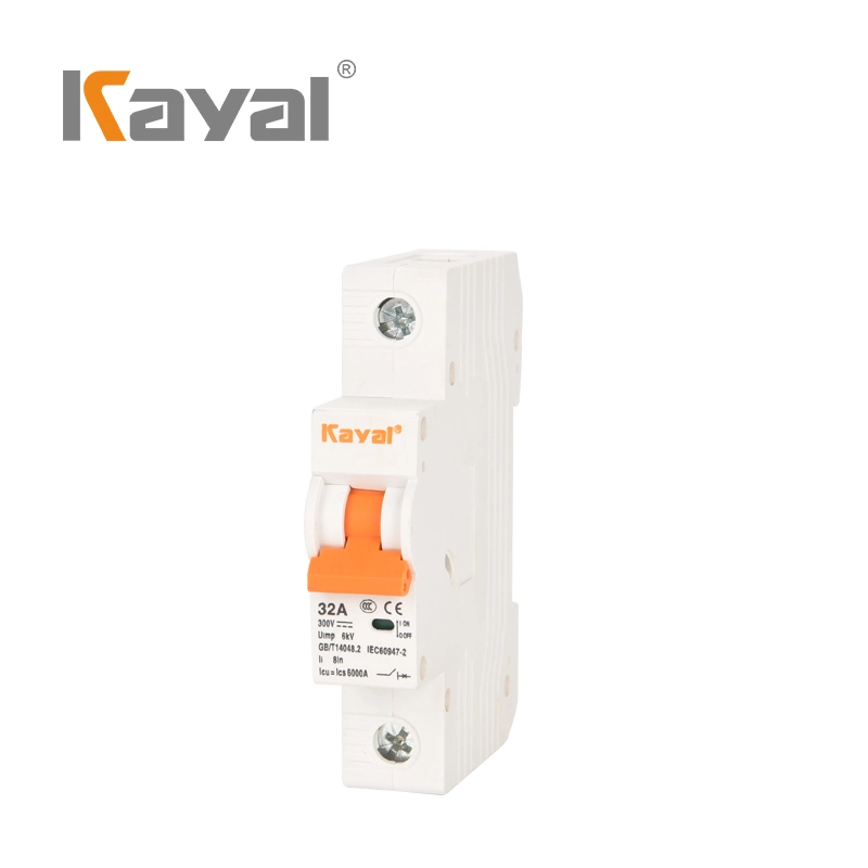 Kayal AC mini interruptor MCB Coste 3 Pole 32AMP Disyuntor de 63 amp.