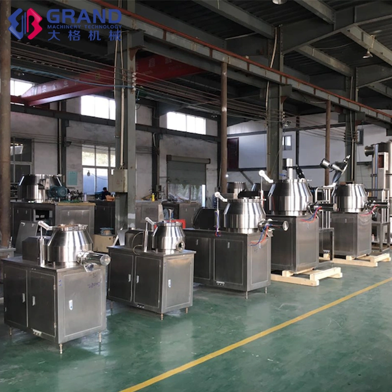 Pharmaceutical Lab Industrial Organic Fertilizer Wet Type Powder Micro Super High Speed Rapid Shear Mixer Granulator