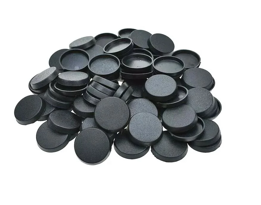 Warhammer, Flag Plastic Bases Round, Oval, Square Bases. 25 - 80mm Diameter Customized Plastic Products