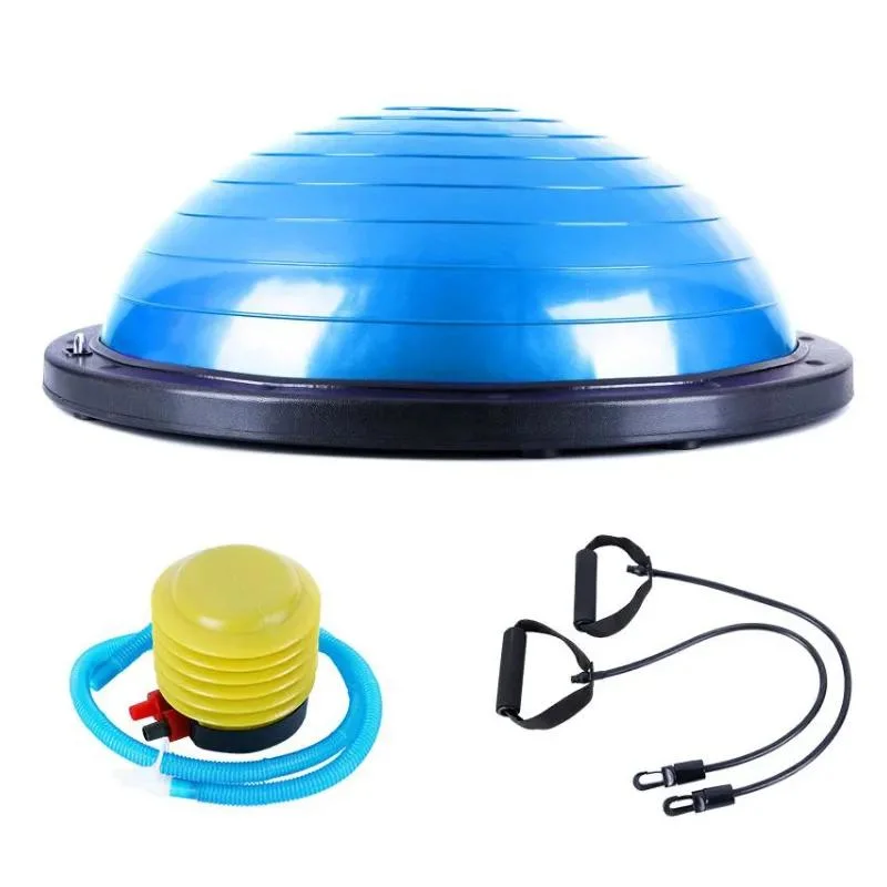 Custom Logo Gym Fitness Exercise Bosu Yoga Semi-Balance Ball