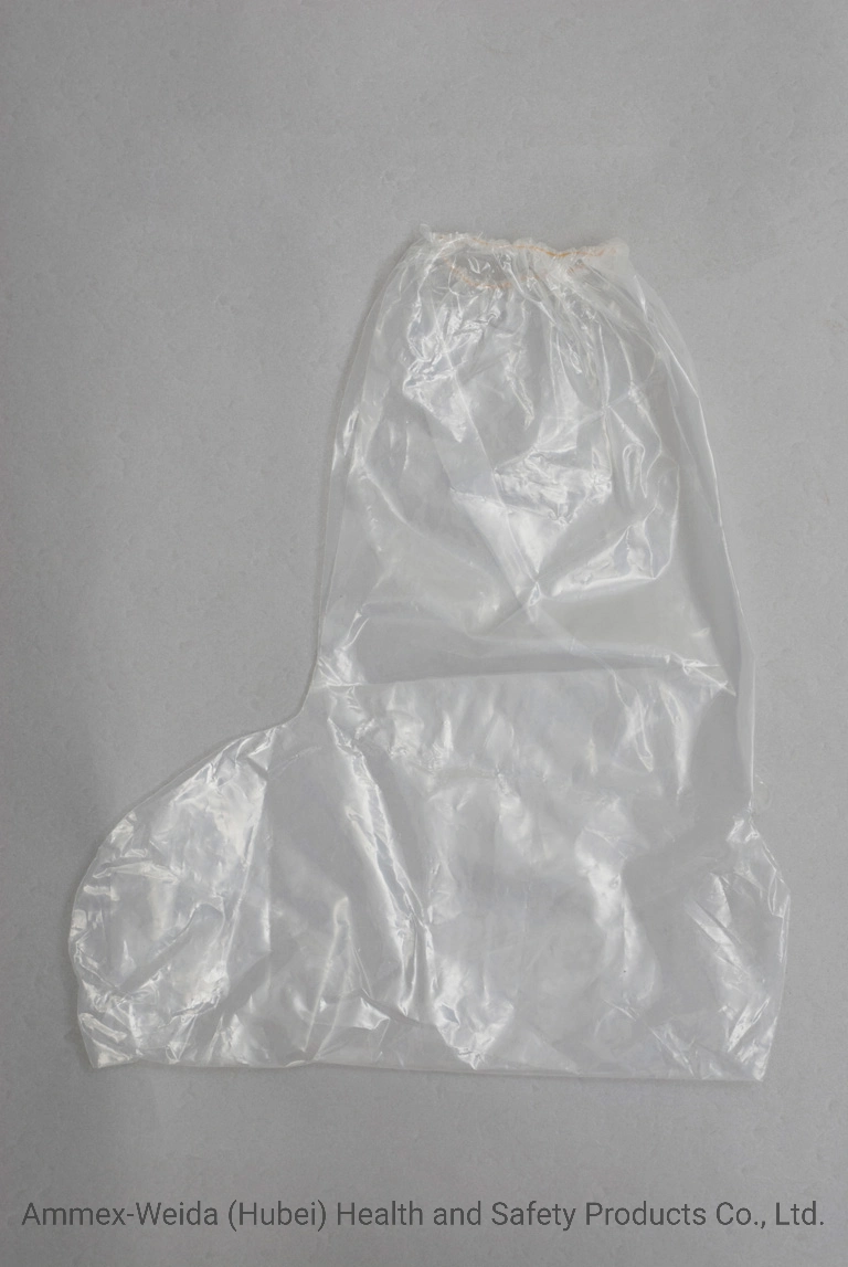 Cubierta de funda de PE transparente para uso desechable al por mayor para impermeable y. A prueba de aceite en el taller