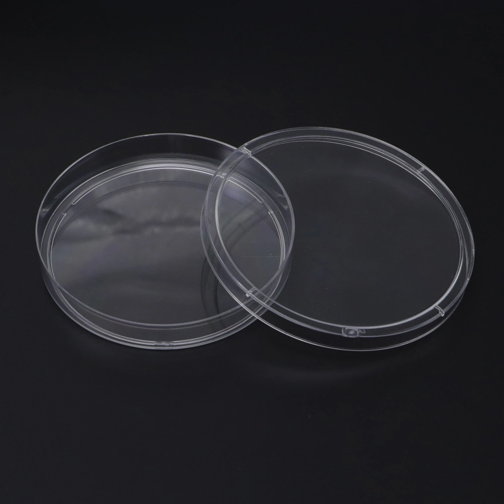 100mm Lab Glassware Petri Clear Transparent Plastic Sterile Dish for Cell Growth