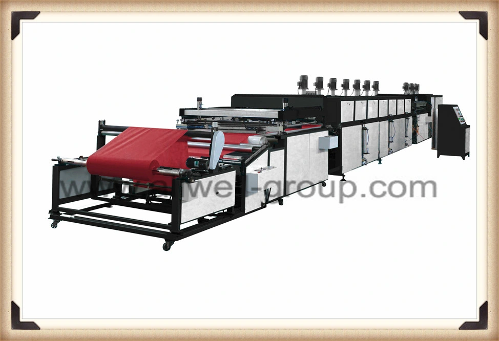 Automatic Two Color Roll to Roll Non-Woven Fabric Screen Printing Machine