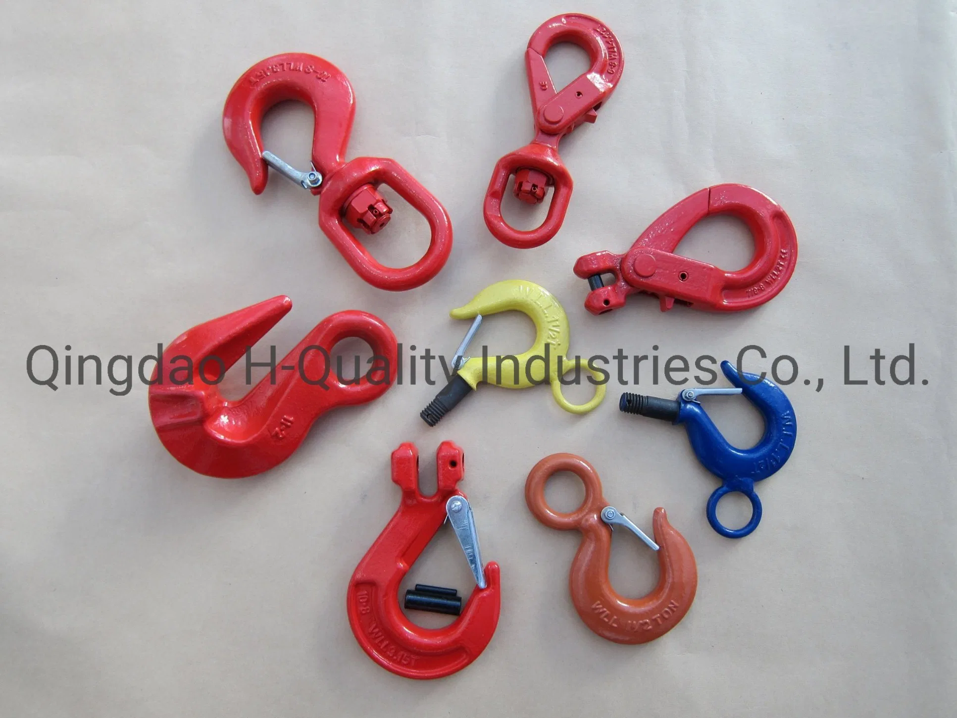 Rigging Hardware 322c Drop Forged Swivel Hook, Carbon Steel