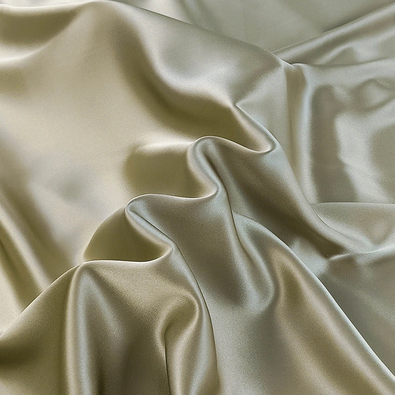 22 mm Silk Silk Wool Twill Fabric Silk Plain Clothing Fabric Mulberry Silk Dress Shirt Fabric