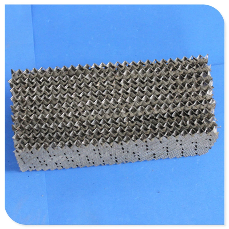 Metal Perforated Plate Corrugated Structured Tower Packing