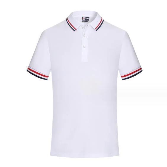 Customized Company Advertising Clothes Plain Blank Tshirt Custom Logo Polyester Cotton Printing Men Sport Golf Polo T Shirt