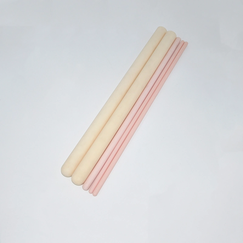 Al2O3 Alumina Ceramic Long Pink Thermocouple Protective Tube