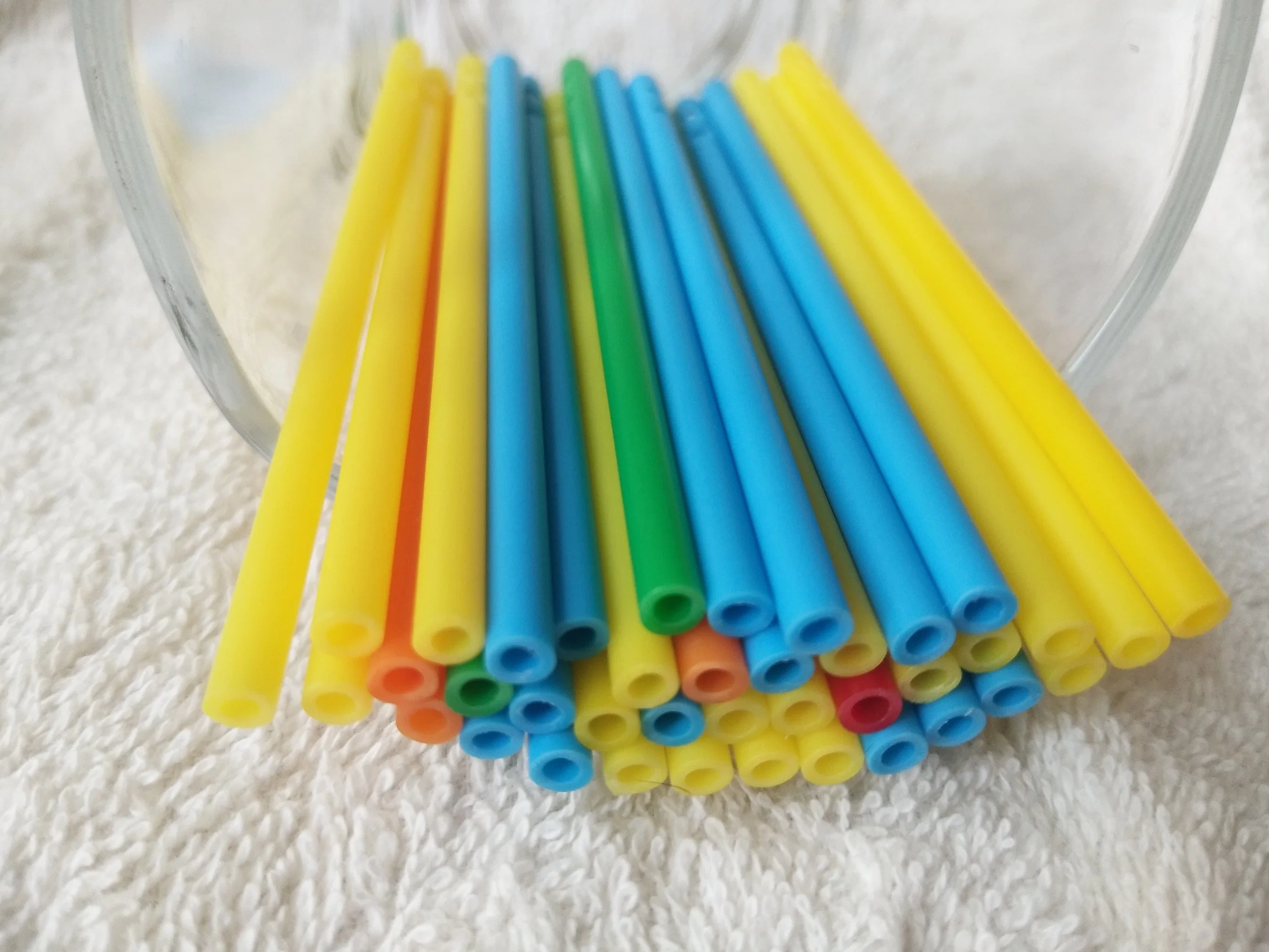 Lebensmittelqualität Süßigkeiten Verpackungsmaterial Kunststoff Lollipop Sticks Kunststoff Produkte