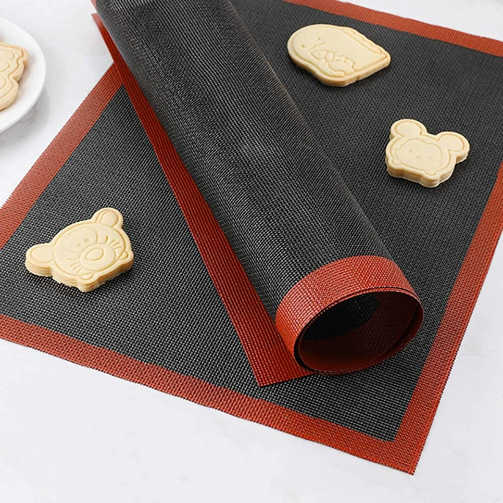 Perfect Pizza Mat Silicone Baking Cake Liner Heat Resistant Hollow-out Mat