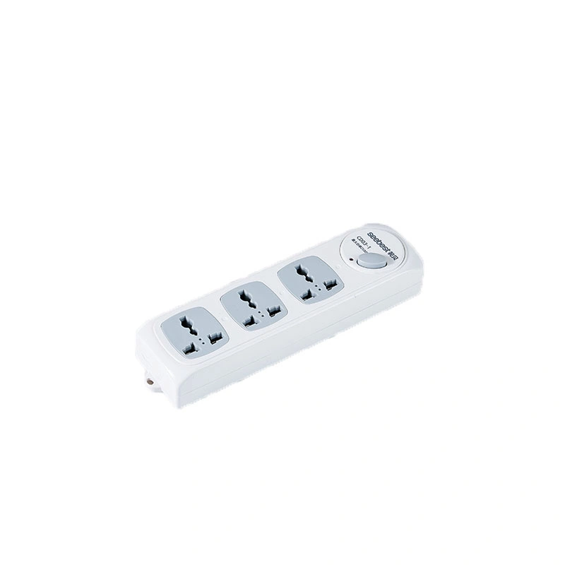 Customized 3 Way Universal Power Extension Socket Plug Outlet