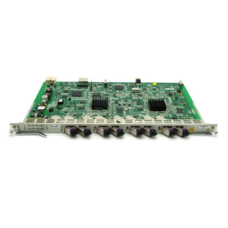 Nouvelle carte Epon 8 ports d'origine Etgo pour Olt Zxa10 C300 C320 avec 8 modules SFP PCS PX20+