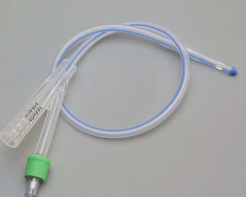 Single Use Silicon Foley Urethral Catheter with Balloon in Variety of Capacity