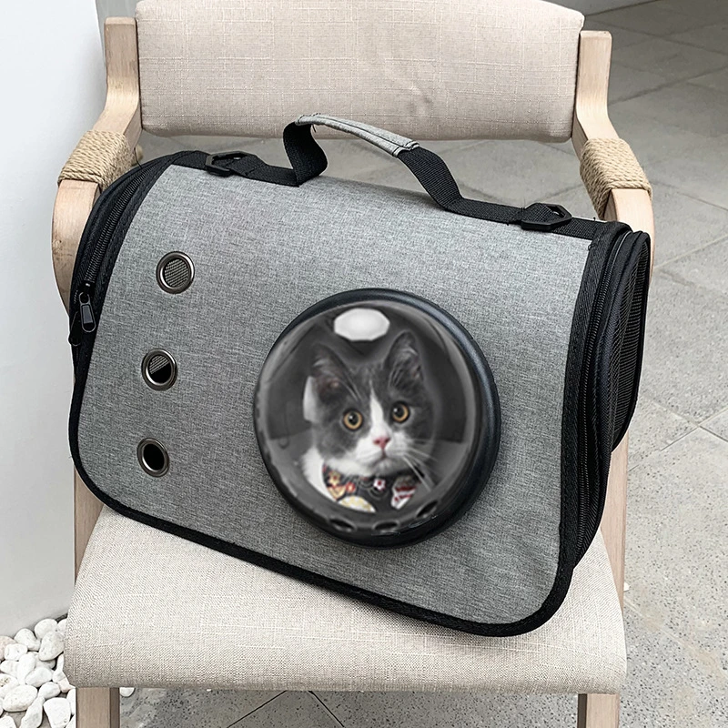 Outdoor Portable Shoulder Cross-Body Slant Space Capsule Cat and Dog Bag