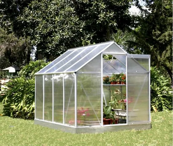 Polycarbonate Waterproof Garden Greenhouse Sunshade with Aluminum PC Greenhouse